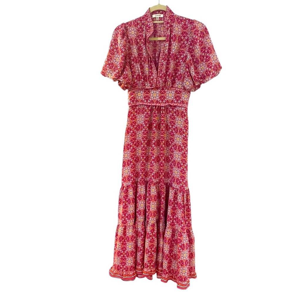 Pink and Orange Sophisticated Dress